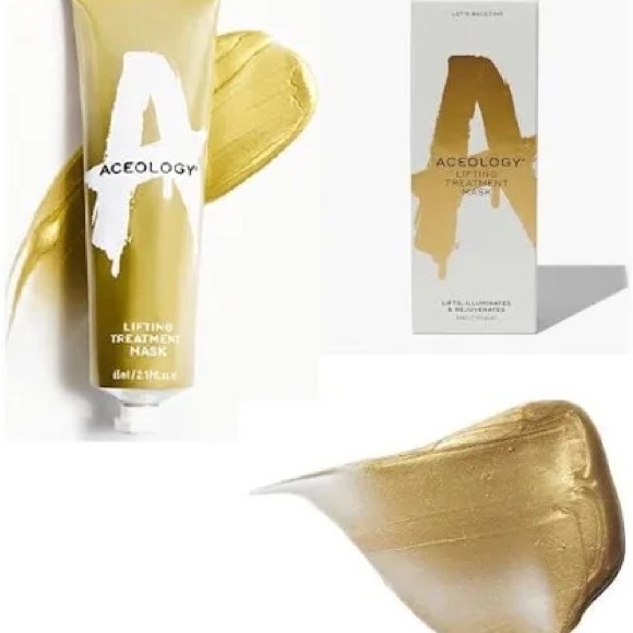 acelogy Other - Gold Lifting Treatment Mask for Women - Illuminating Face Mask (Gold)
